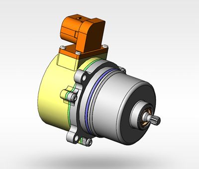 Steering (clutch) motor